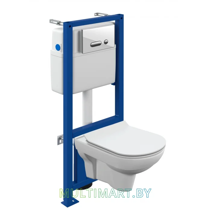 Унитаз Cersanit City New Clean On SET-CITYC/LPRO/S-DL/In-Wg-w